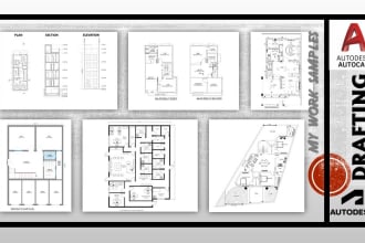 draw cad drawings from hand drawn sketches in hours