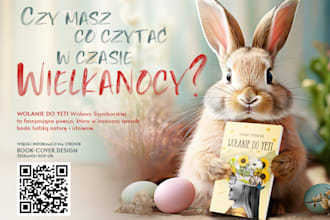 prepare easter greeting card to promote your book