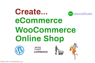 create wordpress ecommerce online store business website