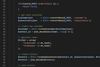 make API integrations or business applications