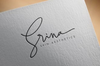 design signature logo for your name or company professionally