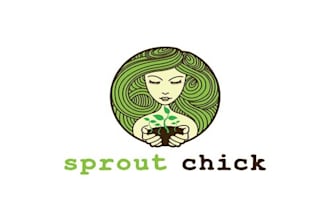 design sprout chick logo