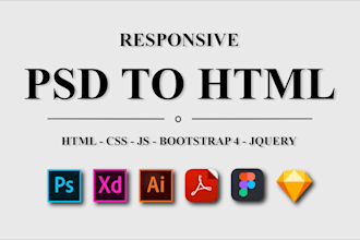 build figma , PSD, PDF etc to react , angular, laravel app