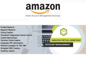 be your amazon fba virtual assistant private label ppc account management