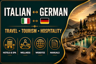 provide flawless german to italian translations