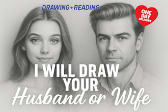 draw your future husband or wife, psychic sketch