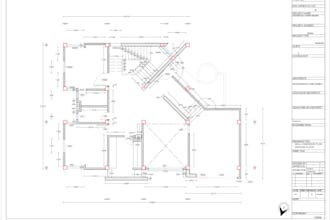 draw 2d floor plan, architectural plan, construction drawing