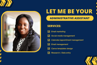 be your executive virtual assistant