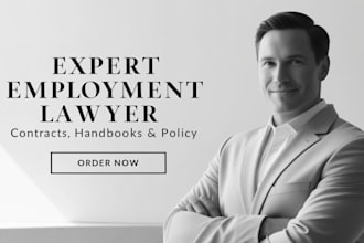 employment lawyer for handbooks, policies, sop manuals and legal contracts