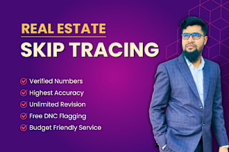 do skip tracing for real estate business