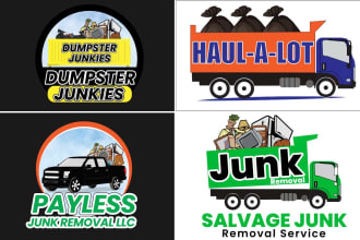 do junk removal  logo design for your company