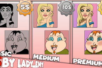 create cartoon mascot character