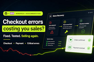fix woocommerce checkout, payment, and wordpress critical errors