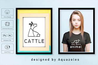 design simple abstract apparel logo for your business