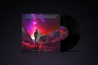 design professional album cover and music art work