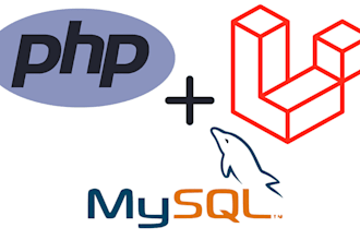 do web development with PHP, laravel, and mysql