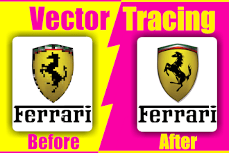 make vector tracing, vector graphics, vectorize and graphic illustrator on adobe