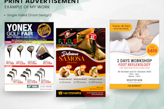 design professional flyer for your business