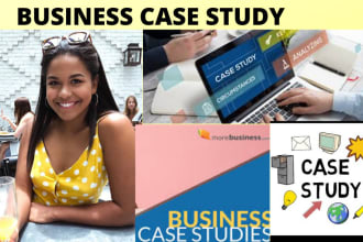 help in business case study, research and summary, and executive summary