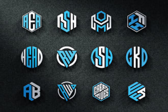 design custom monogram or polygon logo for you