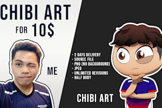 make you an awesome anime chibi design of you