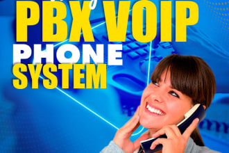 setup pbx phone system with full customized configuration