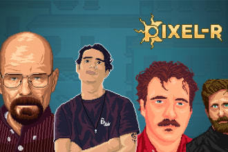 design a pixel art character for your game art