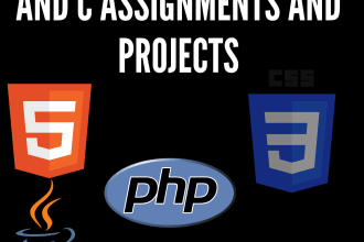 do html css php csharp c mysql database errors assignments projects