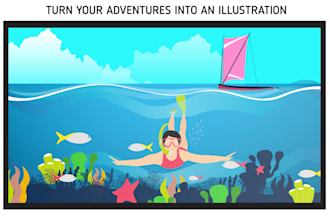 design flat illustration flat vector art as your description