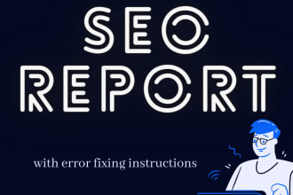 create a SEO audit report and action plan and implement it