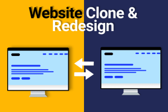 copy clone website and redesign wordpress website