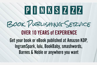 publish your book on amazon, ingramspark, lulu or anywhere