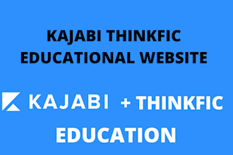 create thinkfic, online course and educational website