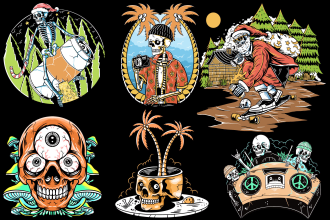 make awesome graphic t shirt design  for your brand