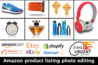 do photo editing and retouching for amazon product listing