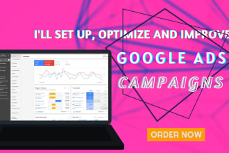 setup and manage your google ads PPC campaigns