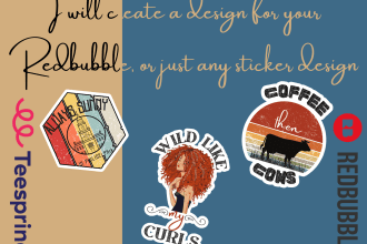 create a design for your pod or just any sticker design
