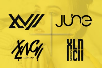 do custom minimalist y2k clothing brand streetwear business logo design