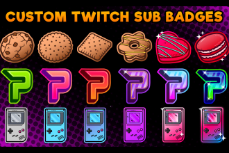 create express custom twitch sub badges, twitch emotes