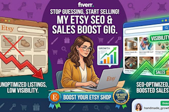 do expertly etsy SEO listing by using etsy rank