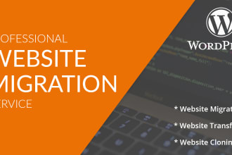 migration, backup, and clone wordpress website fast
