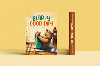 illustrate cute childrens storybook pages