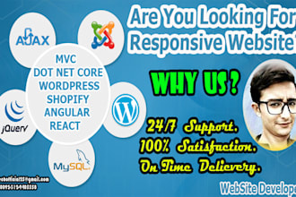 do responsive website with angular and asp dot net core