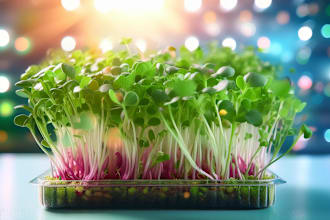 craft microgreens recipes or write a microgreens growing cookbook