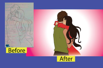 turn your sketch into a digital art