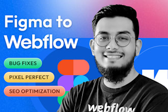 fix webflow bug, webflow website design, figma to webflow website development