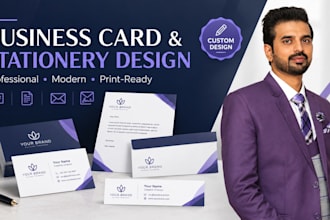 create business logo, branding kit and brand identity design