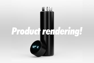 do photorealistic ecommerce style product 3d render