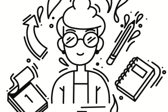 make cute and minimal doodle illustrations in my style