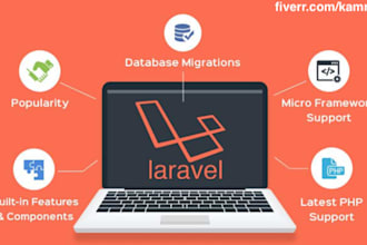 design and develop saas web applications using laravel